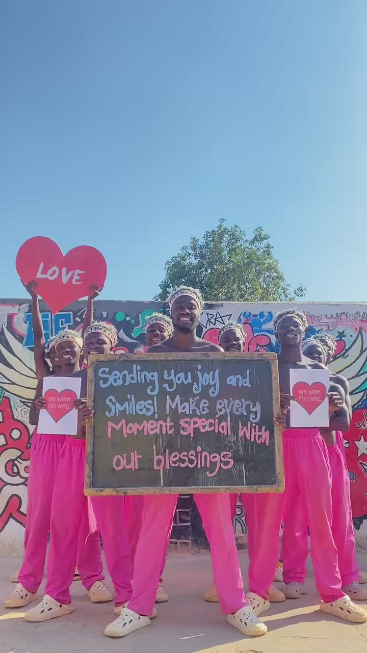 Deseos en vídeo desde África "Hermanos rosados"
