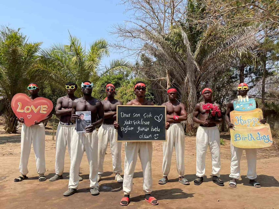 video greetings from Africa happy birthday for a friend&