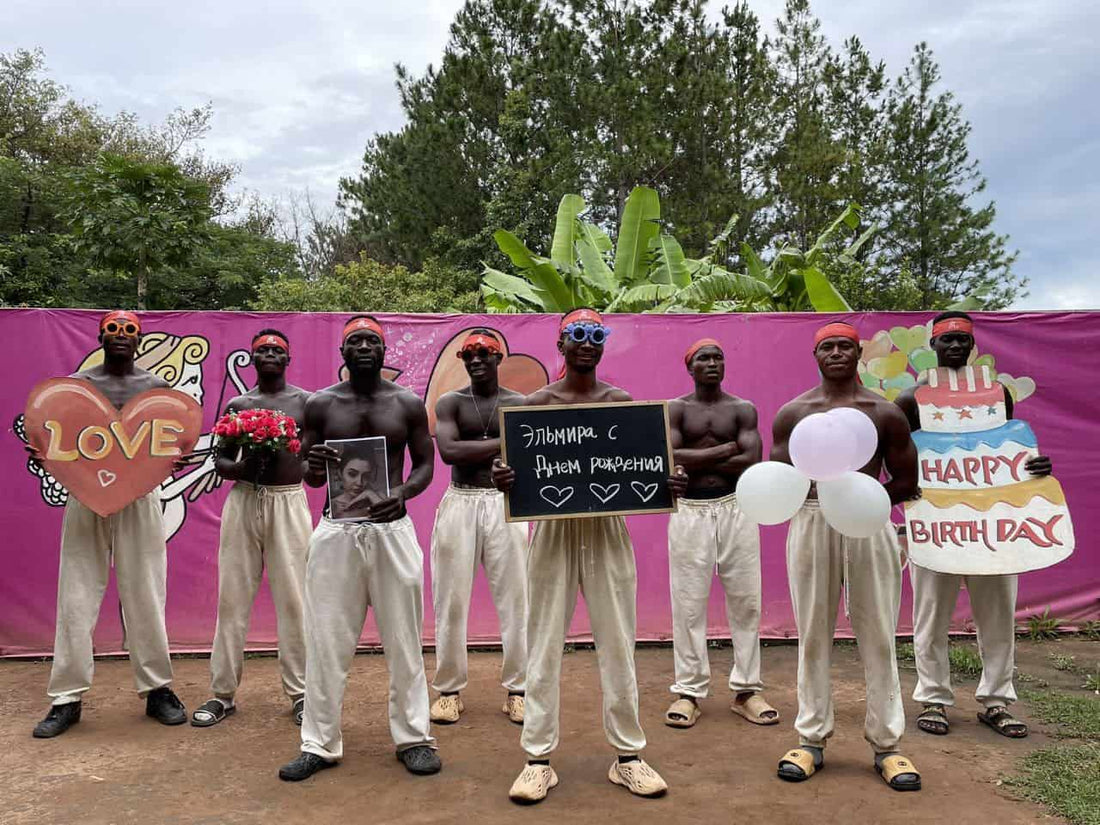 video greetings from Africa on Valentine&