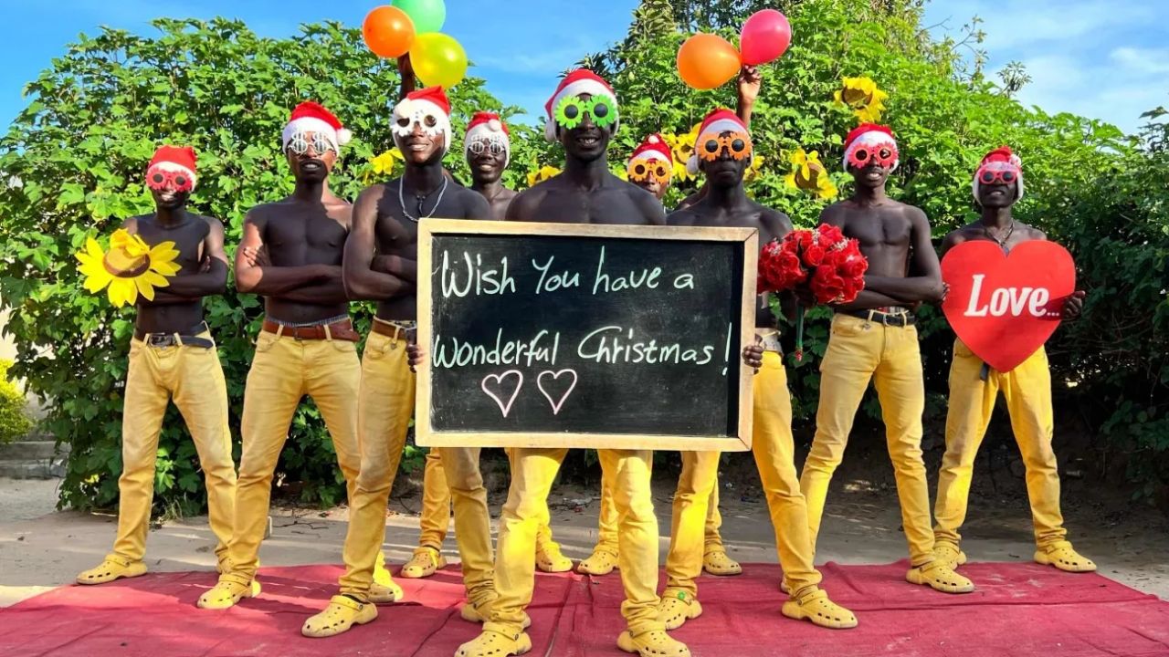 Video přání z Afriky k Vánocům a Novému roku