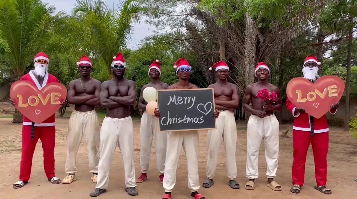 Saludos en video desde África para Navidad y Año Nuevo
