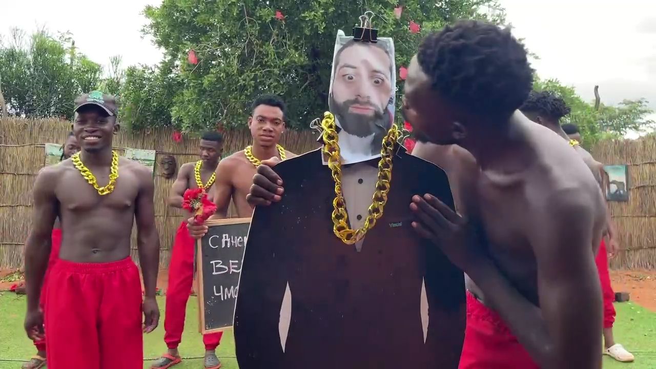 Surprising Our Buddy with a Unique Birthday Greeting from Africa