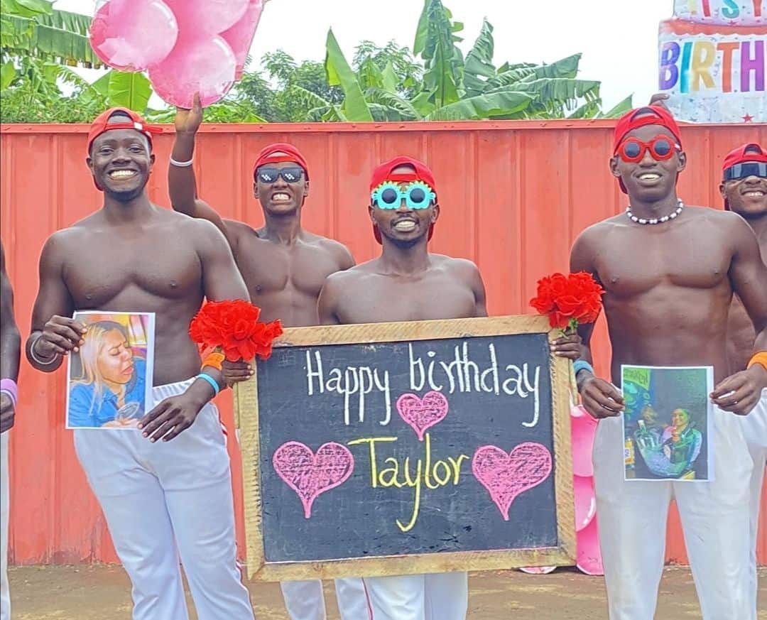 romantic video greetings from Africa happy birthday